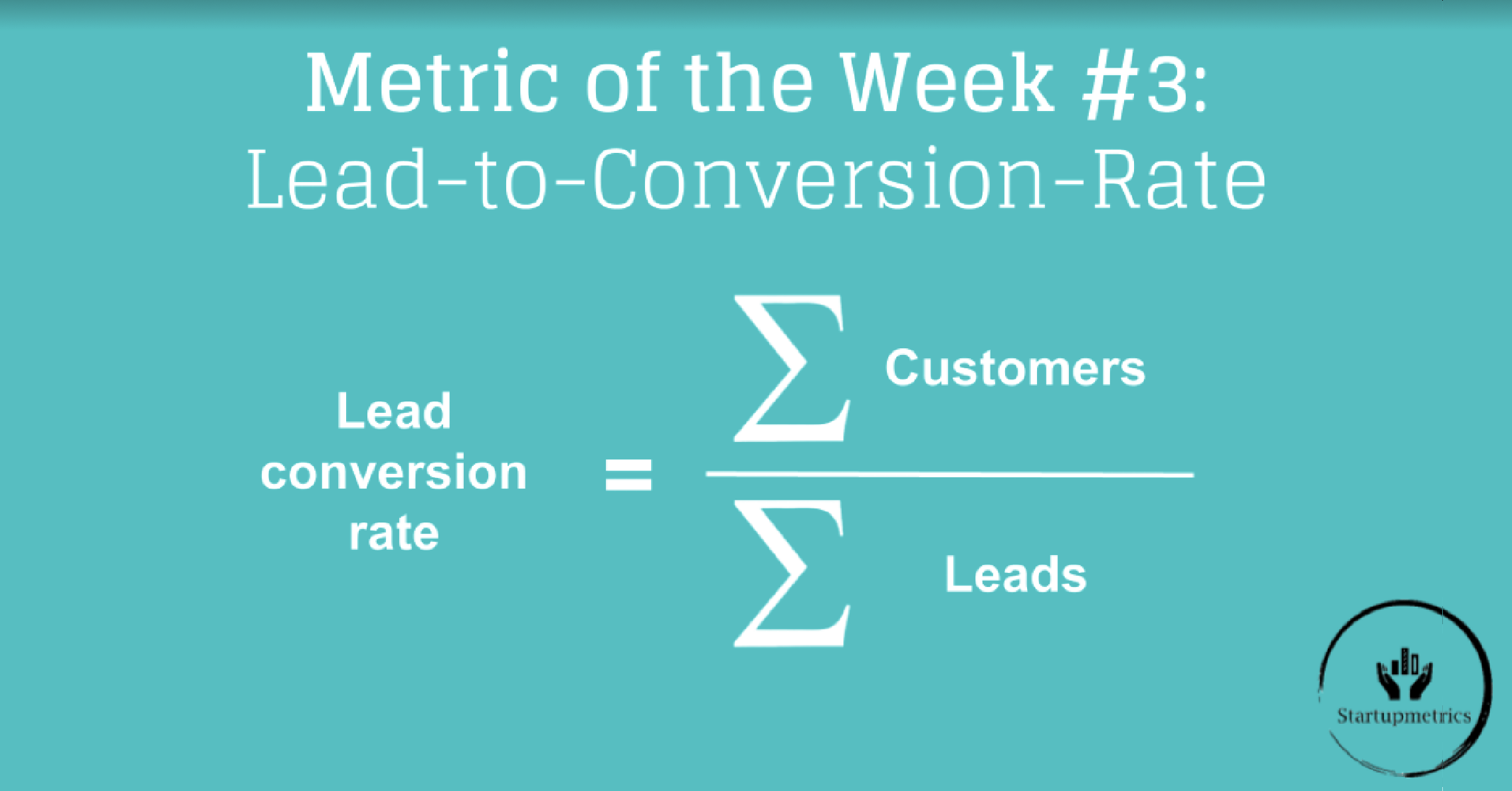 lead to conversion rate